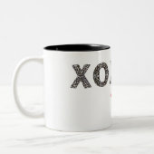 leoparlippen tweekleurige koffiemok (Links)