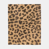 Leopart Fleece Blanket Deken (Voorkant)