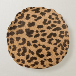 Leopart Pattern Rond Kussen