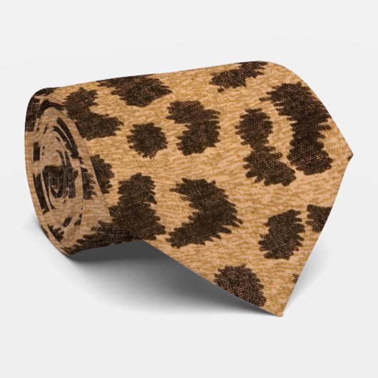 Leopart Stropdas (Opgerold)