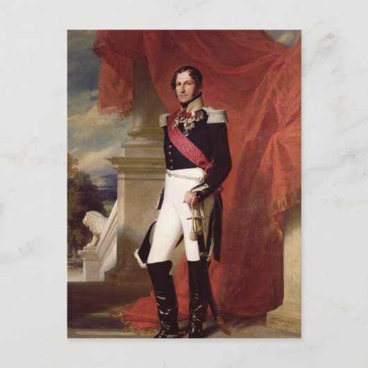 Leopold I 1840 Briefkaart (Voorkant)