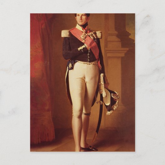 Leopold I c.1846 Briefkaart (Voorkant)