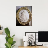Leopold I relief-portret van Paul Strudel Poster (Thuiskantoor)