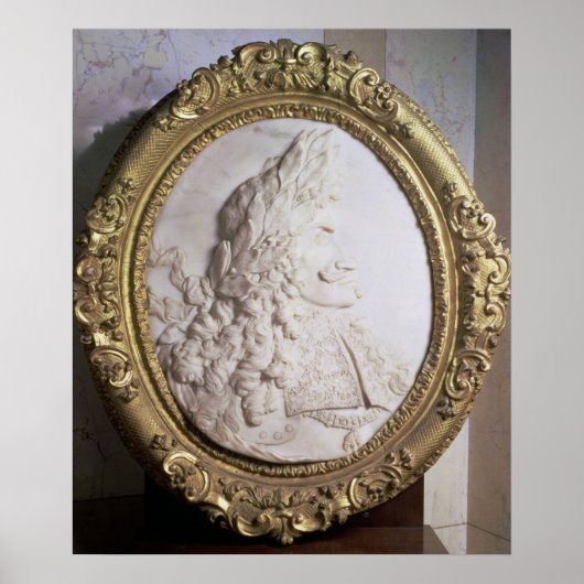 Leopold I relief-portret van Paul Strudel Poster (Voorkant)