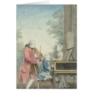 Leopold Mozart en zijn kinderen Wolfgang