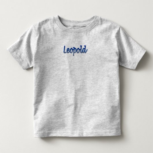 Leopold Peuter Fijne Jersey T-Shirt (Voorkant)