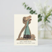 Lepape Goodbye Poor Love Mode Illustratie Briefkaart (Staand voorkant)