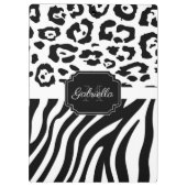 Lepard Print / Zebra Print Klembord (Achterkant)