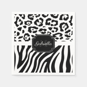 Lepard Print / Zebra Print Servet