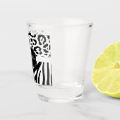 Lepard Print / Zebra Print Shot Glas (Rechts)