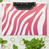Lepard Print / Zebra Print Theedoek (Gevouwen)