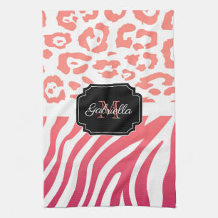 Lepard Print / Zebra Print Theedoek