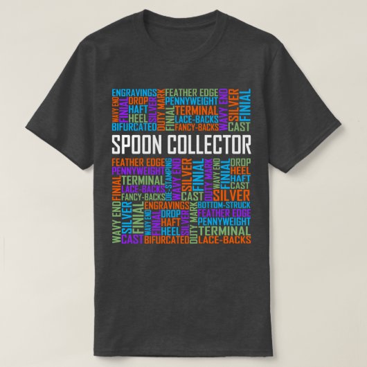 Lepel Collector Words T-shirt (Design voorkant)