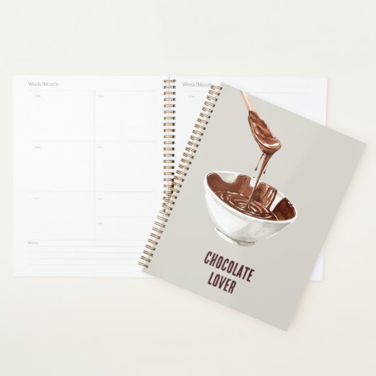 Lepel Kom voor Chocolade Liefhebbers Planner (Display)
