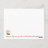 Lepel van Macarons Briefkaart (Achterkant)