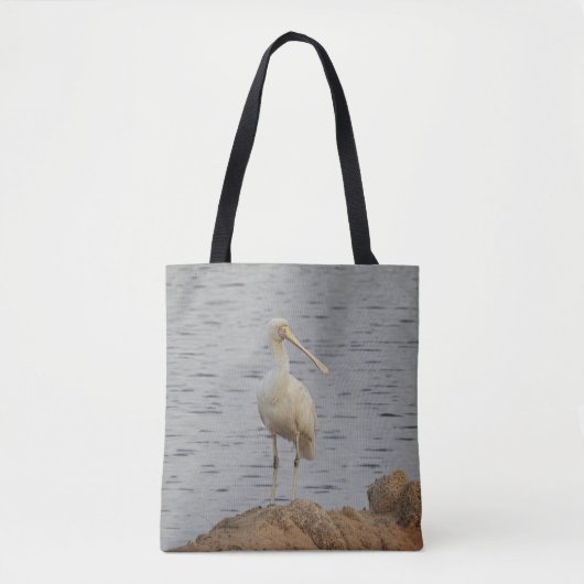 Lepelaar vogel tote bag (Voorkant)