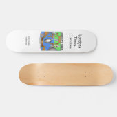 Lepels Die Nooit Vork Maken Grappige Skateboards (Horizontaal)