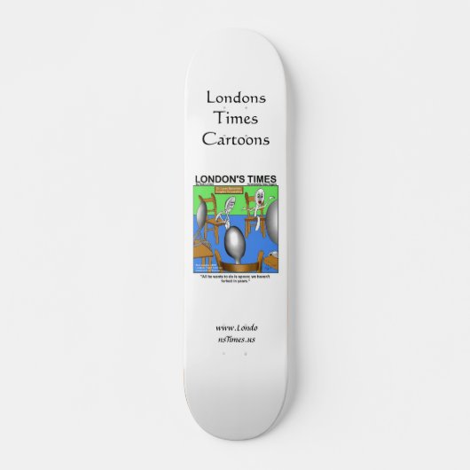 Lepels Die Nooit Vork Maken Grappige Skateboards (Voorkant)