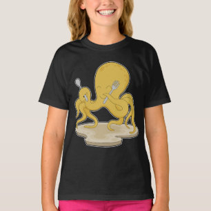 lepelvork van de octopus t-shirt