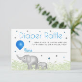 Lephants Enclosure Card voor Waterverf van luidere Informatiekaartje (Staand voorkant)