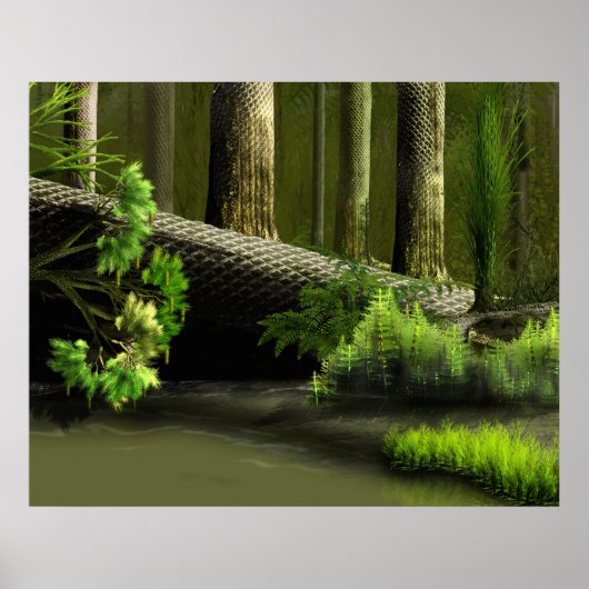 Lepidodendron Forest one Poster (Voorkant)