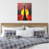Lepidodendron poster canvas afdruk (Insitu (Slaapkamer))