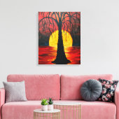 Lepidodendron poster canvas afdruk (Insitu (Woonkamer))