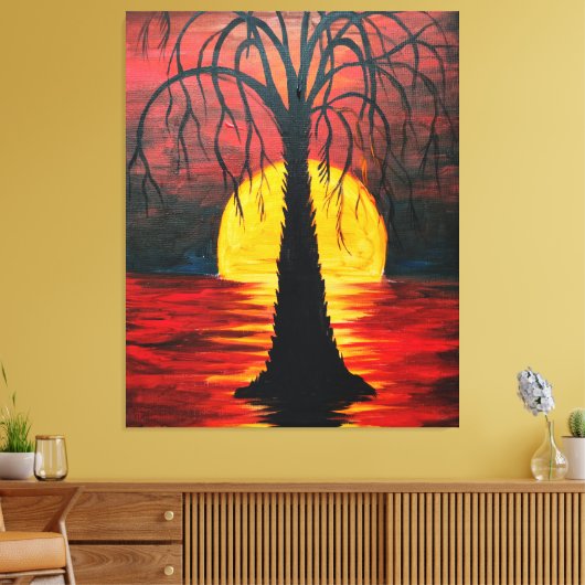 Lepidodendron poster canvas afdruk (Insitu (Woonkamer))