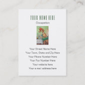 Lepidopterist/Dog Sitter  Visitekaartje (Achterkant)