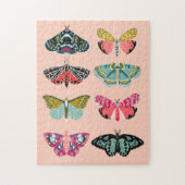 Lepidoptery No. 1 Moth Study Illustration Legpuzzel (Verticaal)