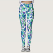 LEPOARD KLEURENSTIPPEN LEGGINGS (Voorkant)