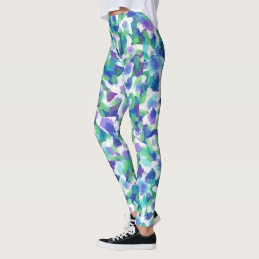 LEPOARD KLEURENSTIPPEN LEGGINGS (Links)
