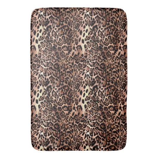 Lepoard Skin Print Badmat (Voorkant Verticaal)