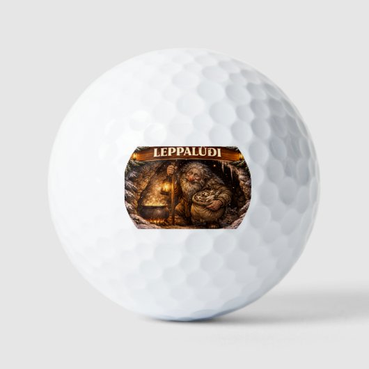 Leppaludi IJslandse Yule Lad Golfballen (Voorkant)