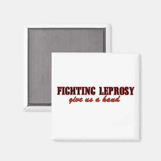 Lepra bestrijden magneet (Voorkant / Achterkant)