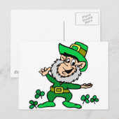 Leprachaun Briefkaart (Voorkant / Achterkant)