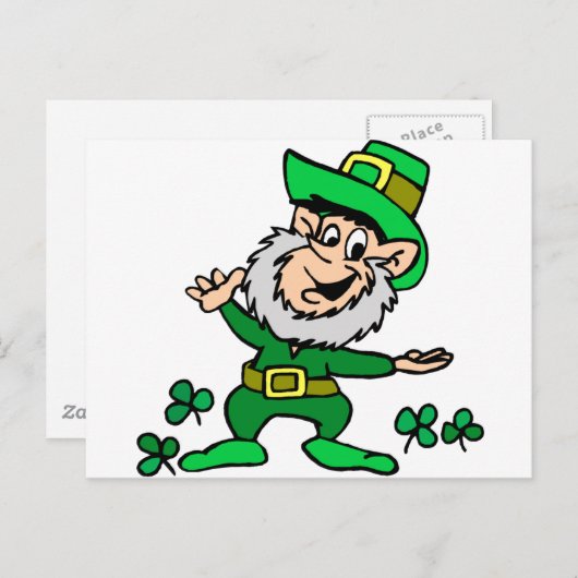Leprachaun Briefkaart (Voorkant / Achterkant)
