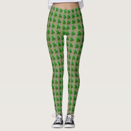 Leprachaun Pet St. Patrick's Day Print Leggings