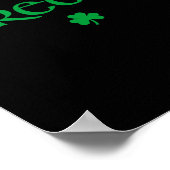 Lepre St. Patrick's Day Dames Lepre Ierse Klavertj Poster (Hoek)