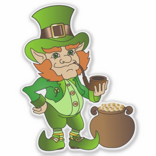 Leprechaun 2 sticker (Voorkant)