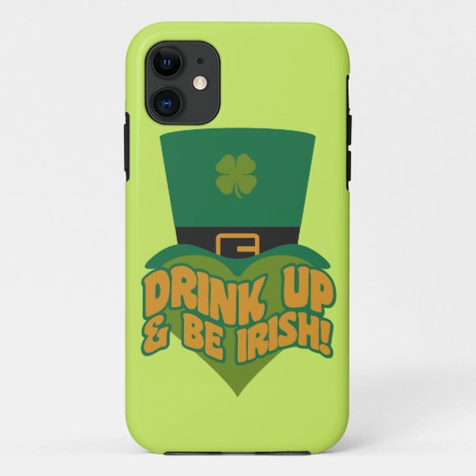 Leprechaun aangepaste iPhone case (Achterkant)