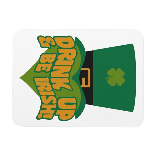 Leprechaun aangepaste magneet (Horizontaal)