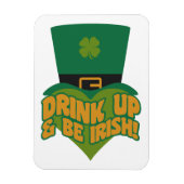 Leprechaun aangepaste magneet (Verticaal)