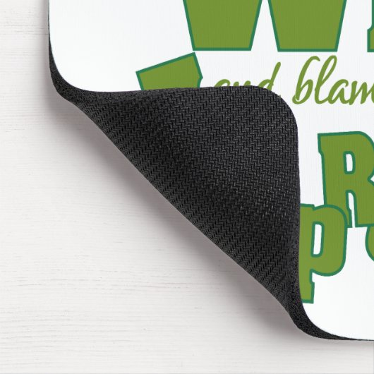 Leprechaun aangepaste mousepad muismat (Hoek)