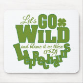 Leprechaun aangepaste mousepad muismat (Voorkant)