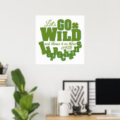 Leprechaun aangepaste poster (Thuiskantoor)