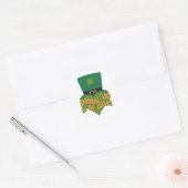 Leprechaun aangepaste stickers (Envelop)