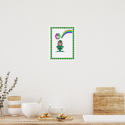 LEPRECHAUN AFBEELDING POSTER (Keuken)
