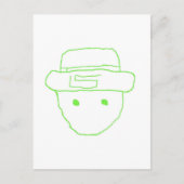 Leprechaun Amateur Sketch Briefkaart (Voorkant)