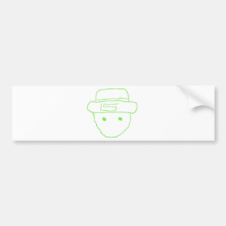 Leprechaun Amateur Sketch Bumpersticker